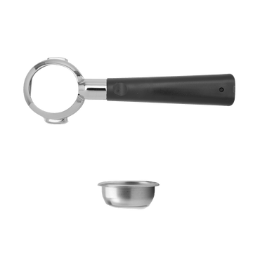 Lelit PLA570V Bottomless Filterholder, Design Brown Handle - LELIT57