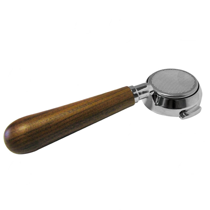 Portafilter Bottomless 58mm Walnut Handle