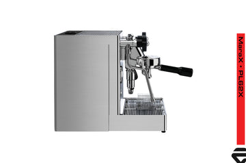 Lelit MaraX PL62X acero - vista lateral
